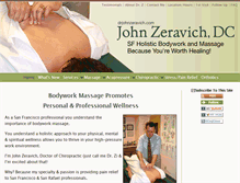 Tablet Screenshot of drjohnzeravich.com